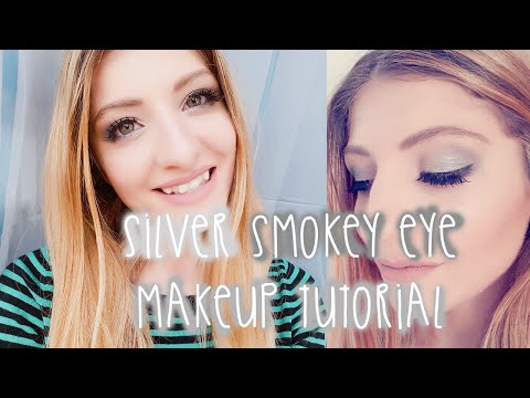 Silver Smokey Eye Makeup Tutorial | Collab with GirlyObserver