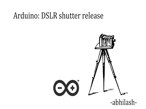 Simple Arduino Trigger for DSLR