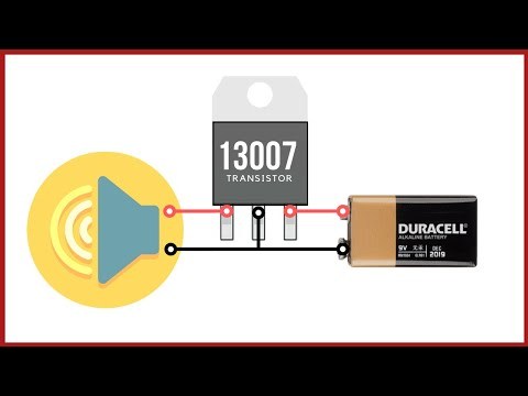 Simple Audio Amplifier Circuit using 13007 transistor