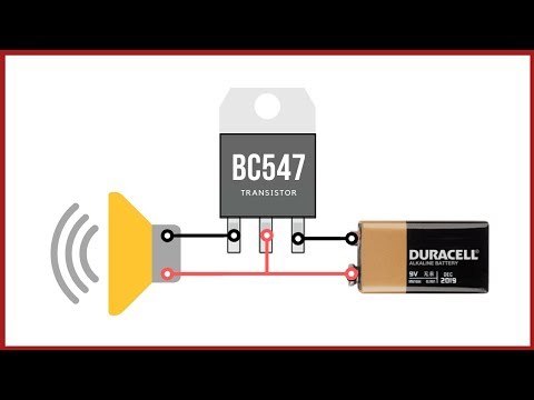 Simple Basic Audio Amplifier with BC547 Transistor