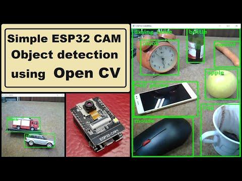 Simple ESP32 CAM Object detection using Open CV