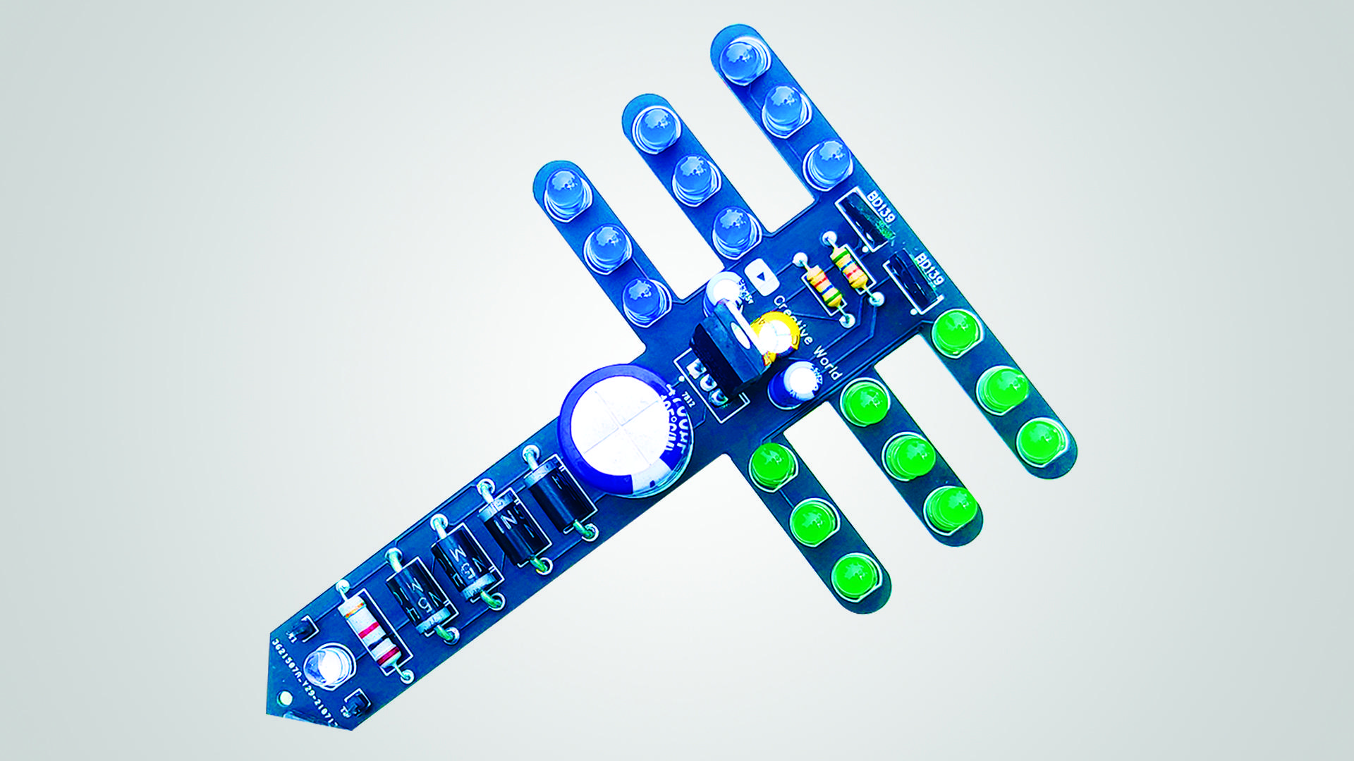 Simple LED Flasher With Power Supply - Custom Design PCB  DC 12v.jpg