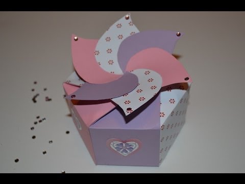 Simple Origami Hexagonal Box - Tutorial ( Scatola Origami Esagonale )