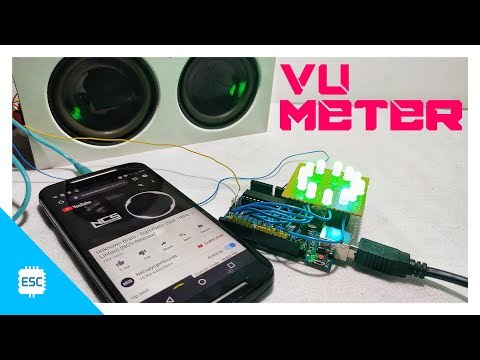 Simple VU meter using arduno