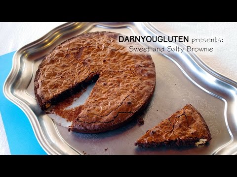 Simple Valentine's Day double chocolate Brownie | Gluten Free