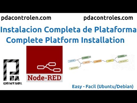 Simple installation Node-RED IoT Platform connections: PDAControl