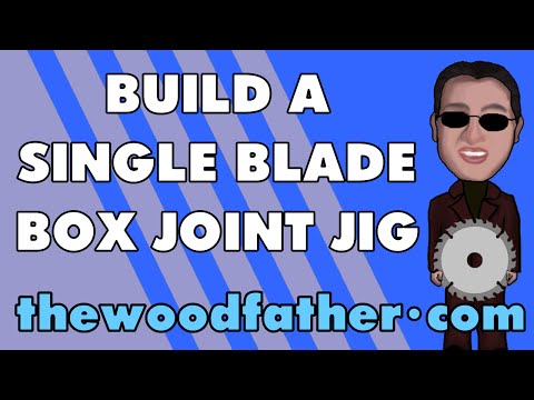 Single Blade Box (Finger) Joint Jig - TheWoodfather