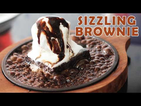 Sizzling Chocolate Brownie with Icecream | Dessert Recipe | Kanak's Kitchen [HD]