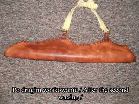 Sk&amp;oacute;rzany kołczan - krok po kroku / Leather quiver - step by step