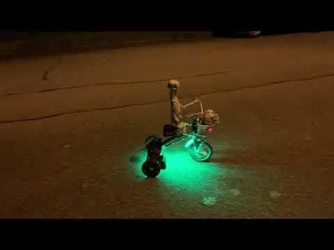 Skeleton Trike Under Light Effect