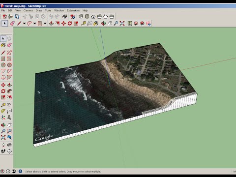 SketchUp and 123D Make: Architectural Terrain Model