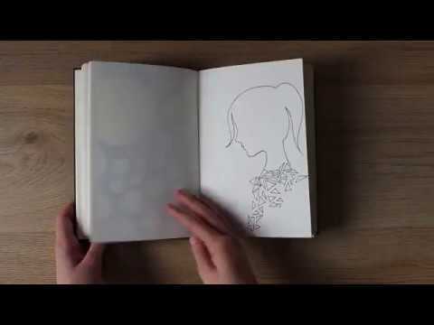 Sketchbooks 2017 flipthrough - 365 drawings in 365 days