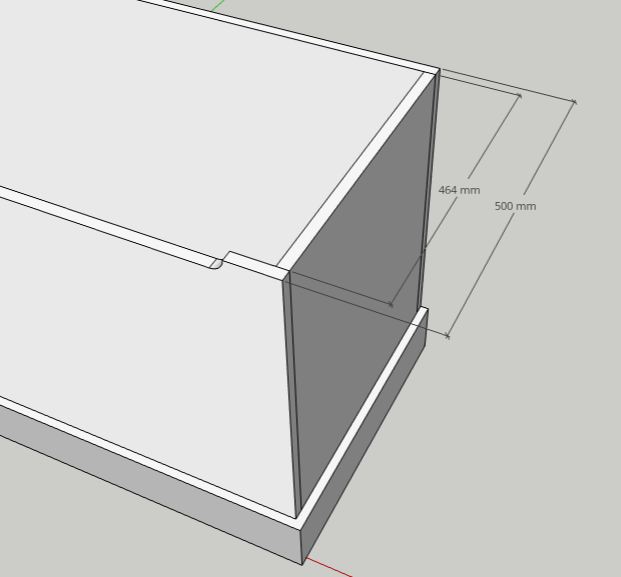 Sketchup screen shot - toybox dimension 2.PNG