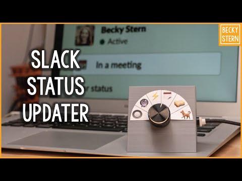 Slack Status Updater // Becky Stern