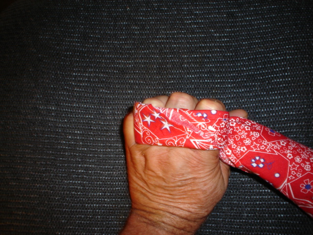 Slip grip 5 - Make a fist - Note thumb position.JPG