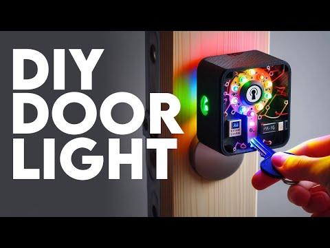 Smart Front Door Light DIY: Illuminate Keyhole with ESP32!