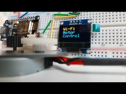 Smartphone Controlled Stepper Motor | ESP8266 Wi-Fi Motor Control