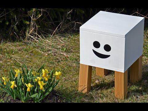 Smiling Side Table build | How to make a bedside table | diy woodworking projects