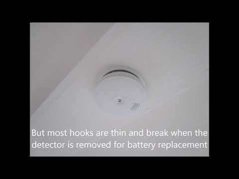 Smoke detector mount bracket repair