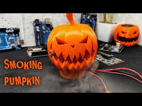 Smoking Halloween Pumpkin using ic 555 and Arduino | Mist Maker