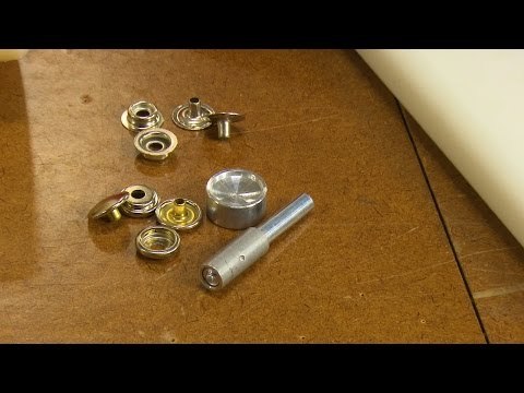 Snap Fastener Installation Tool Demo