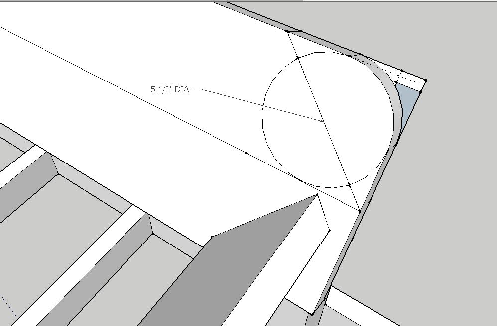 Snip 2x6 cuts back top 2 boards corner radius.JPG