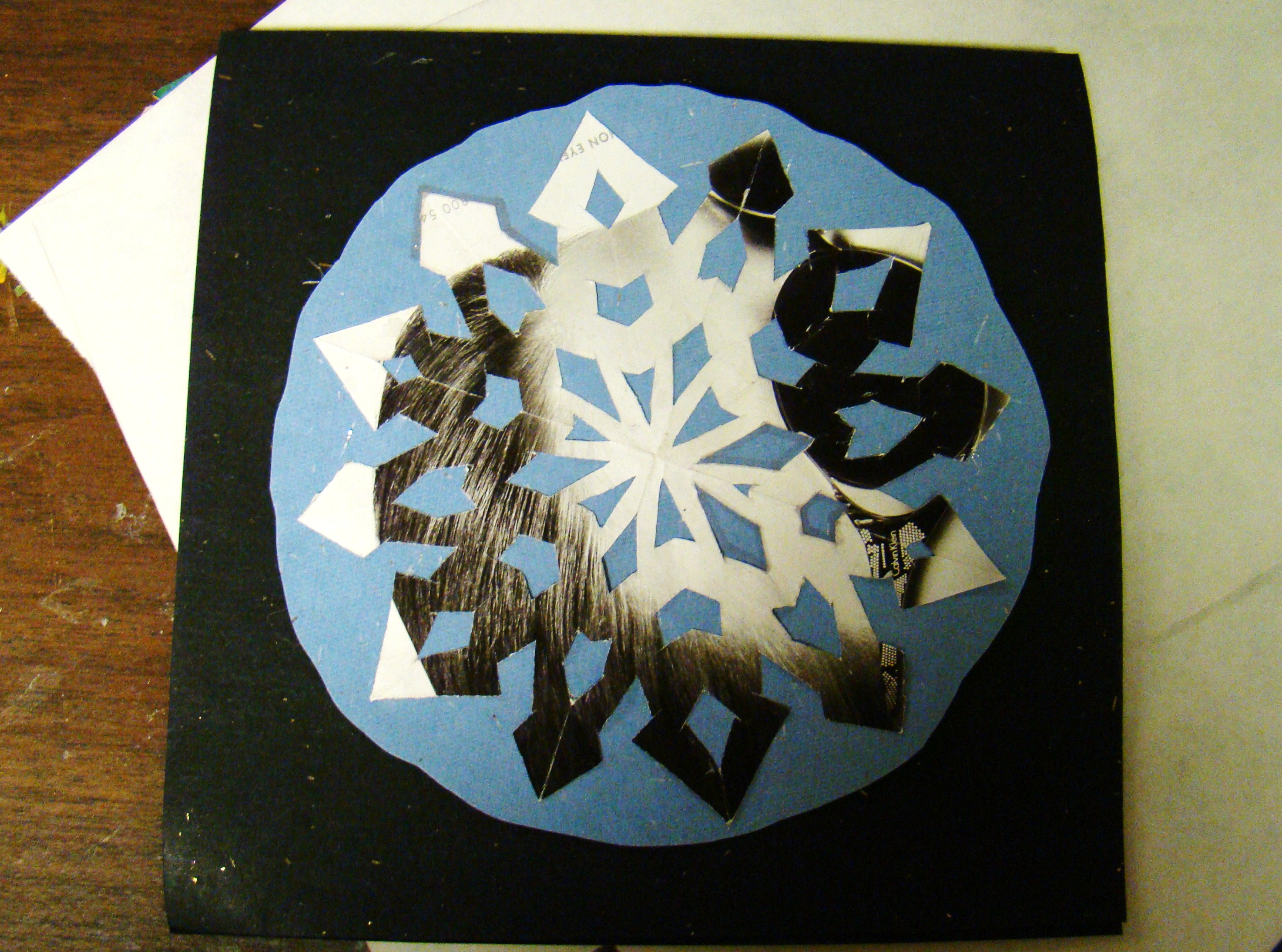 Snowflake Piece on Card.JPG