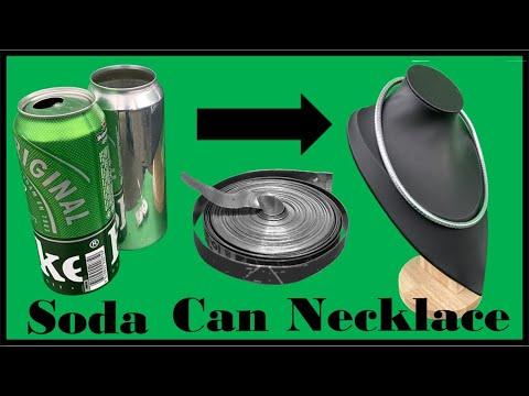 Soda can necklace