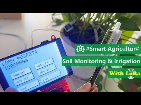 Soil Mornitoring and Irrigation with Lora - How it Works