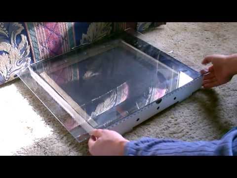 Solar Food Dehydrator - simple DIY project - dries &amp;amp; preserves food -easy to make &amp;quot;pizza box&amp;quot; design