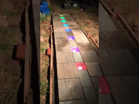 Solar Powered LED Path Project