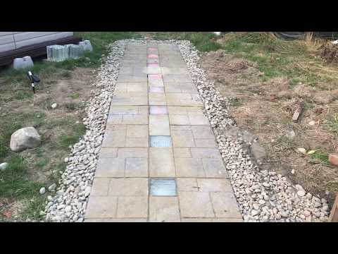 Solar Powered LED Walkway Project