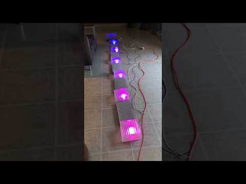 Solar Powered LED Walkway Wiring Test