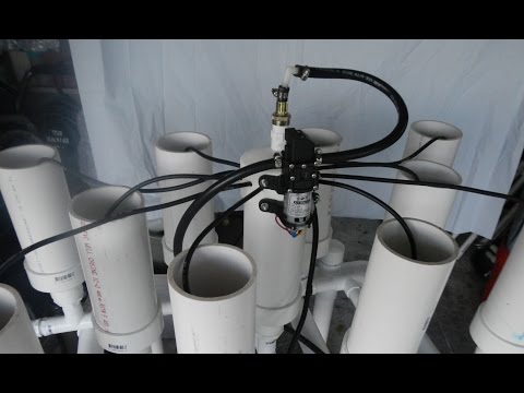 Solar Powered Water Garden - Step 2 Part 2 - Pump/Distributor mounting and Reservoir