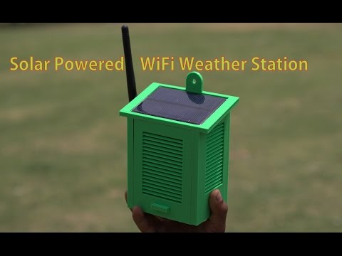 Solar Powered WiFi Weather Station