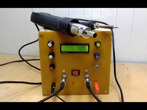 Soldering Iron Power Supply Heat Gun Multimeter All In One