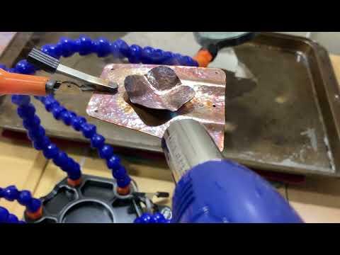 Soldering copper pieces together Zapalit