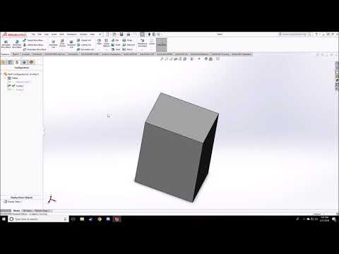 SolidWorks Design Table Tutorial