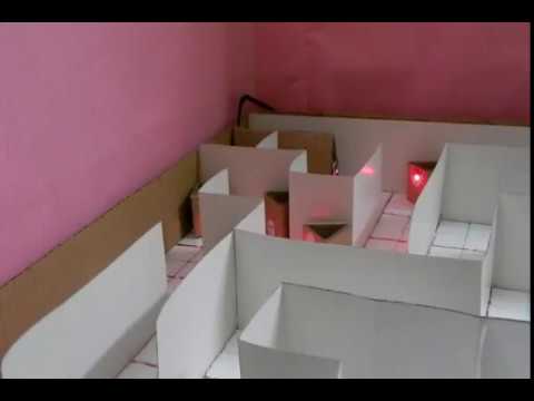 Solve Maze using laser