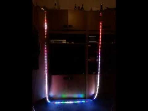 Sound to 24bit color addressable led strip