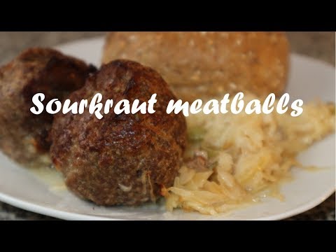 Sourkraut meatballs recipe