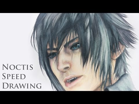 Speed Drawing Final Fantasy XV - Noctis \ Disegno Noctis