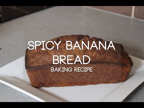 Spicy Banana Bread (Dairy Free) | Baking Recipe