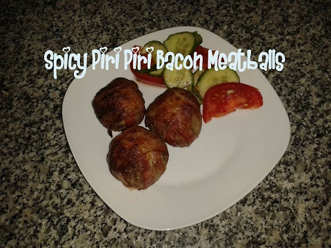 Spicy Piri Piri Bacon Meatballs recipe