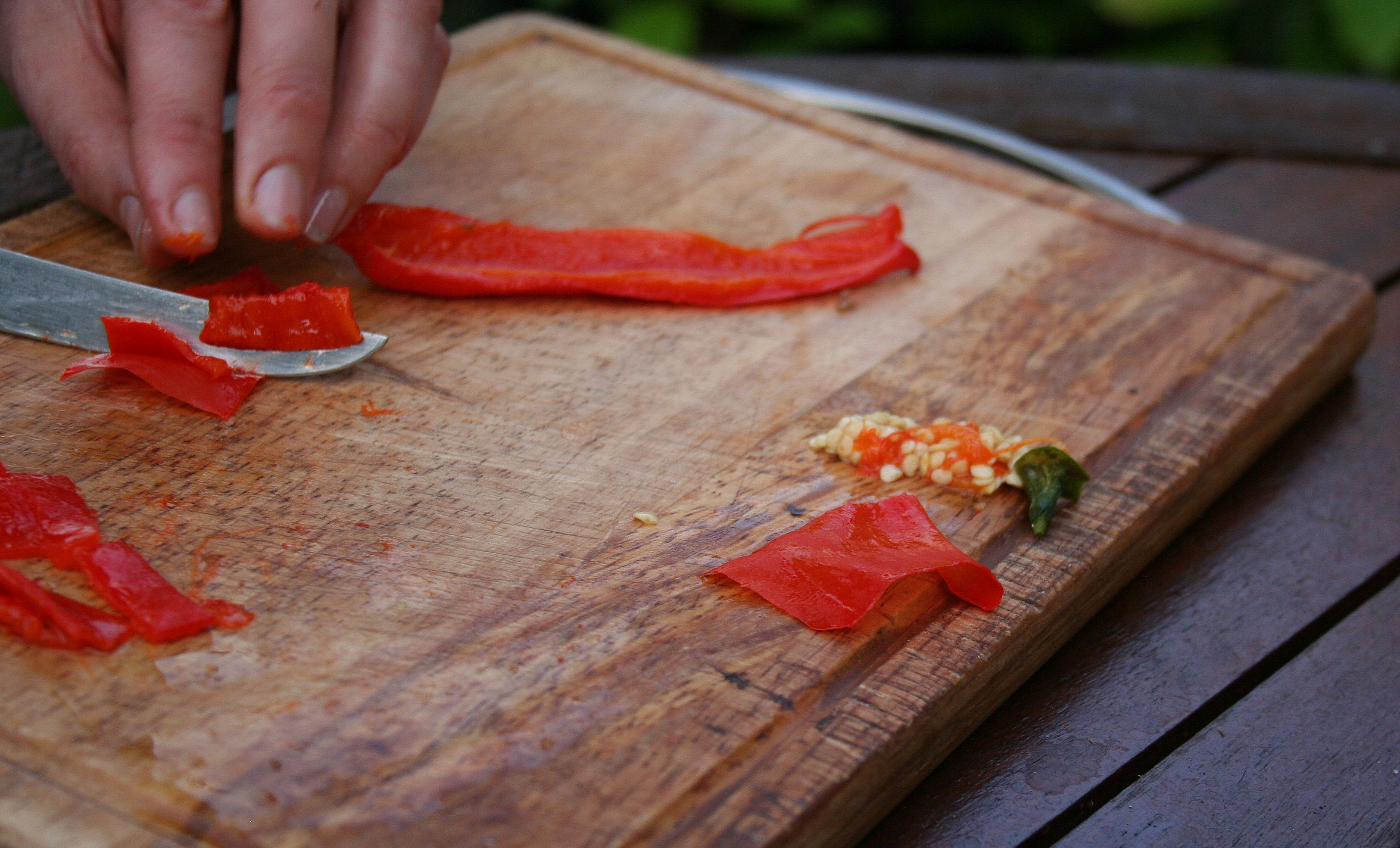 Spicy tater salad 13 - remove chilli skin.jpg