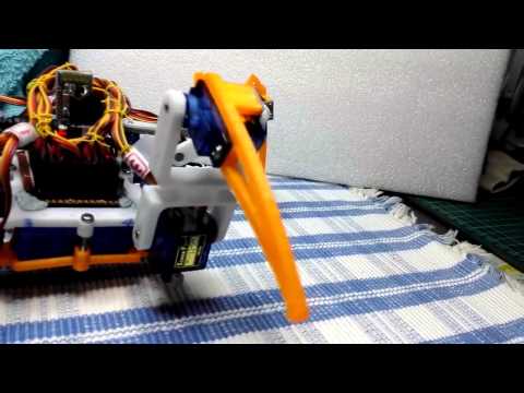Spider Robot v3.0 demo (quadpod, quad robot)