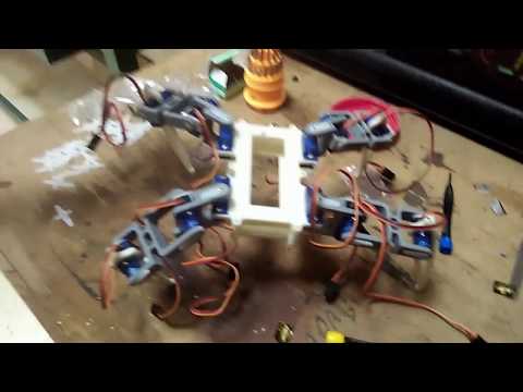 Spider robot - Assembling parts