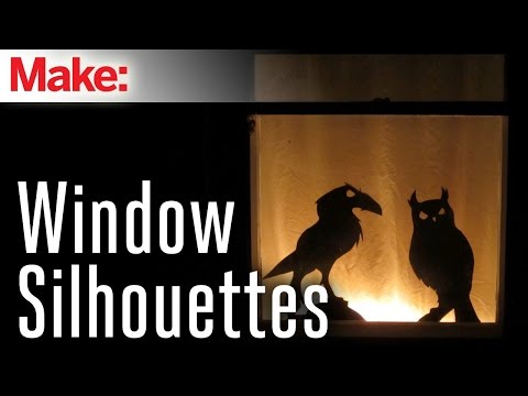 Spooky Window Silhouettes