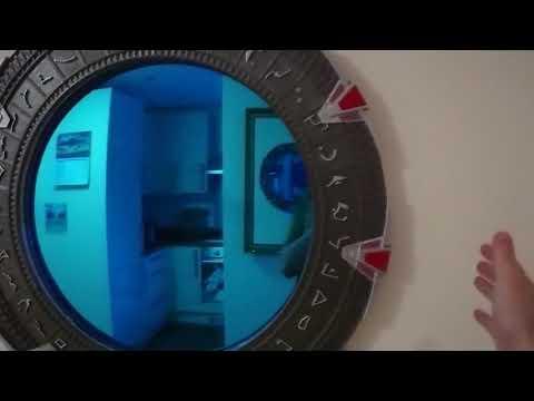 Stargate morror with visual and sound effects