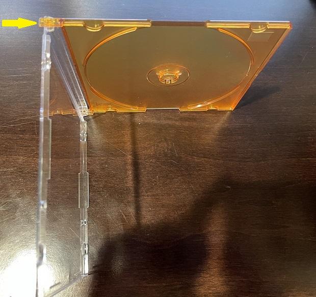 Step 1-taken apart CD cases (2).JPG